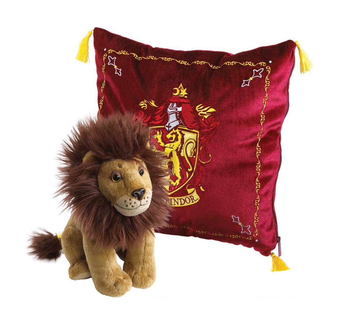 AUF BESTELLUNG gefertigtes Harry Potter Hausmaskottchenkissen mit Plüschfigur Gryffindor *SONDERPREIS*