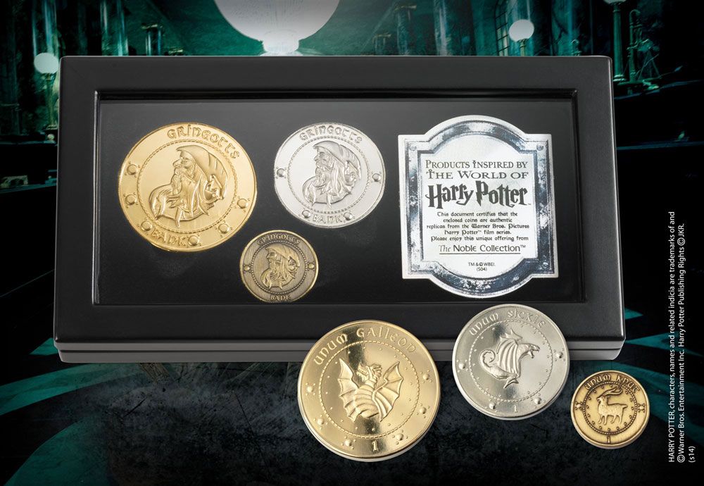 SU ORDINAZIONE Harry Potter Replica The Gringotts Bank Coin Collection