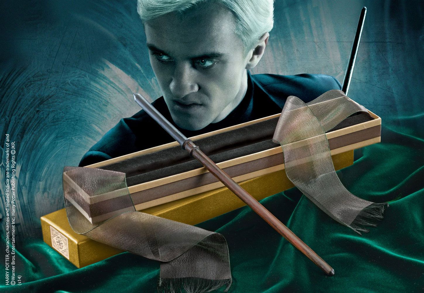 SU ORDINAZIONE Harry Potter Wand Draco Malfoy 35 cm