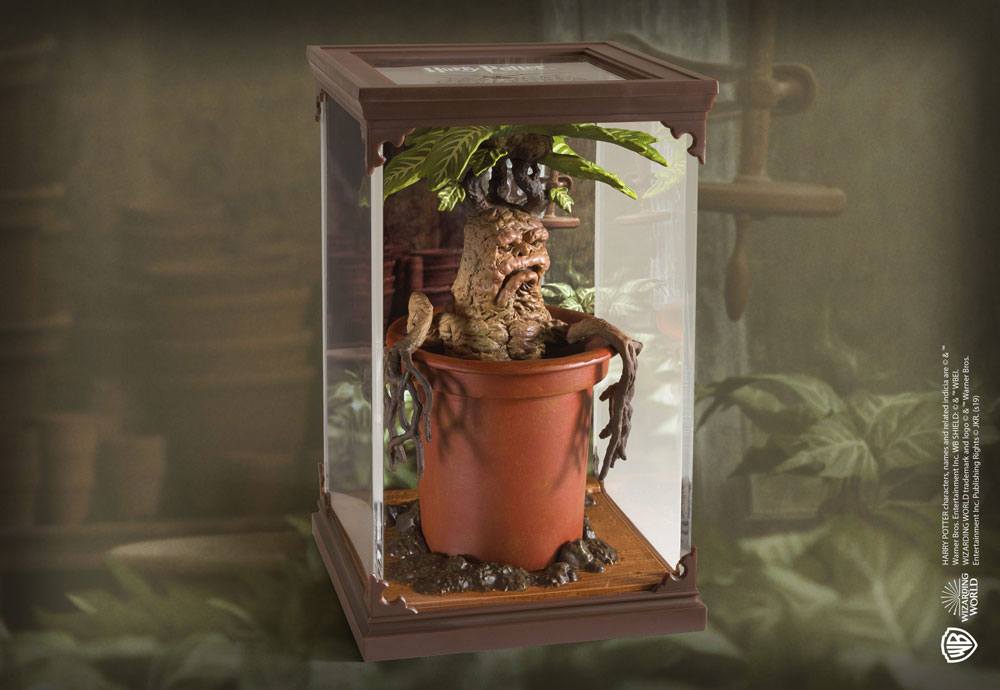 🧪 LAB | SU ORDINAZIONE Harry Potter Magical Creatures Statue Mandrake 13 cm