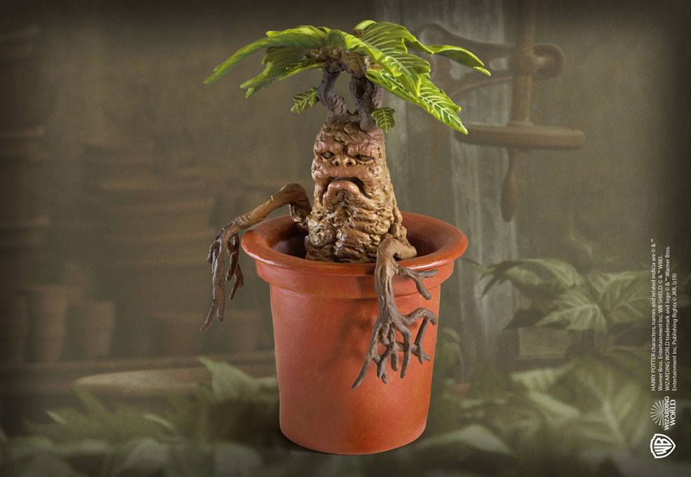 🧪 LAB | SU ORDINAZIONE Harry Potter Magical Creatures Statue Mandrake 13 cm