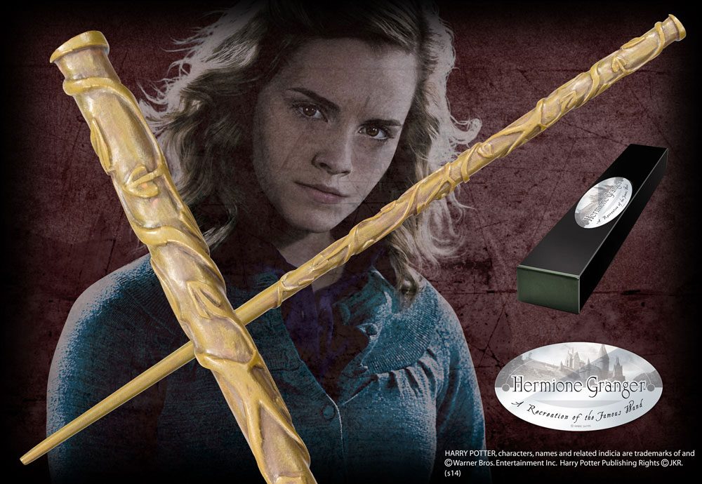 AUF BESTELLUNG gefertigter Harry Potter Zauberstab Hermine Granger (Charakter-Edition)