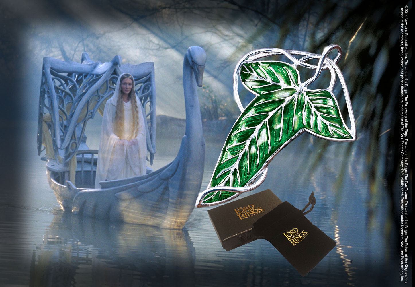 MADE TO ORDER Lord of the Rings Brooch Elven Leaf Brooch (silver plated)