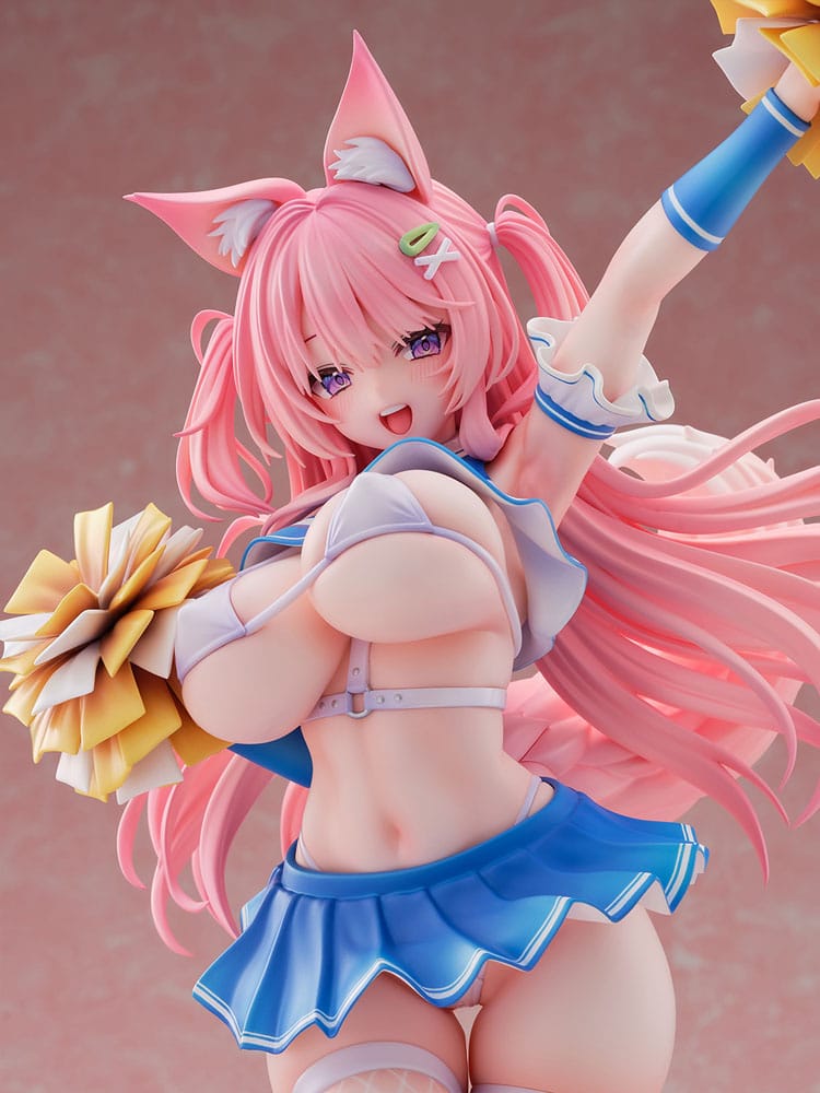 PREORDINE+ 10/2026 (NON CANCELLABILE) Original Character Statue 1/5 Kemomimi Cheer Girl illustration by Yatanuki Kei DX Version 35 cm (18+)