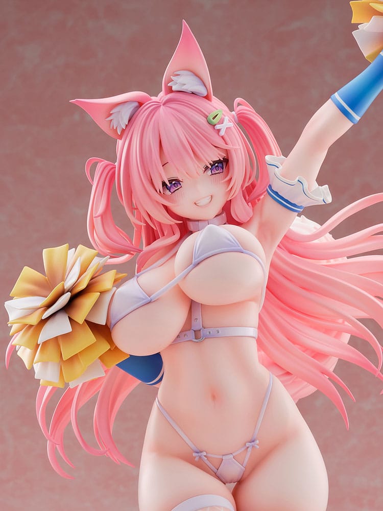 PREORDINE+ 10/2026 (NON CANCELLABILE) Original Character Statue 1/5 Kemomimi Cheer Girl illustration by Yatanuki Kei DX Version 35 cm (18+)