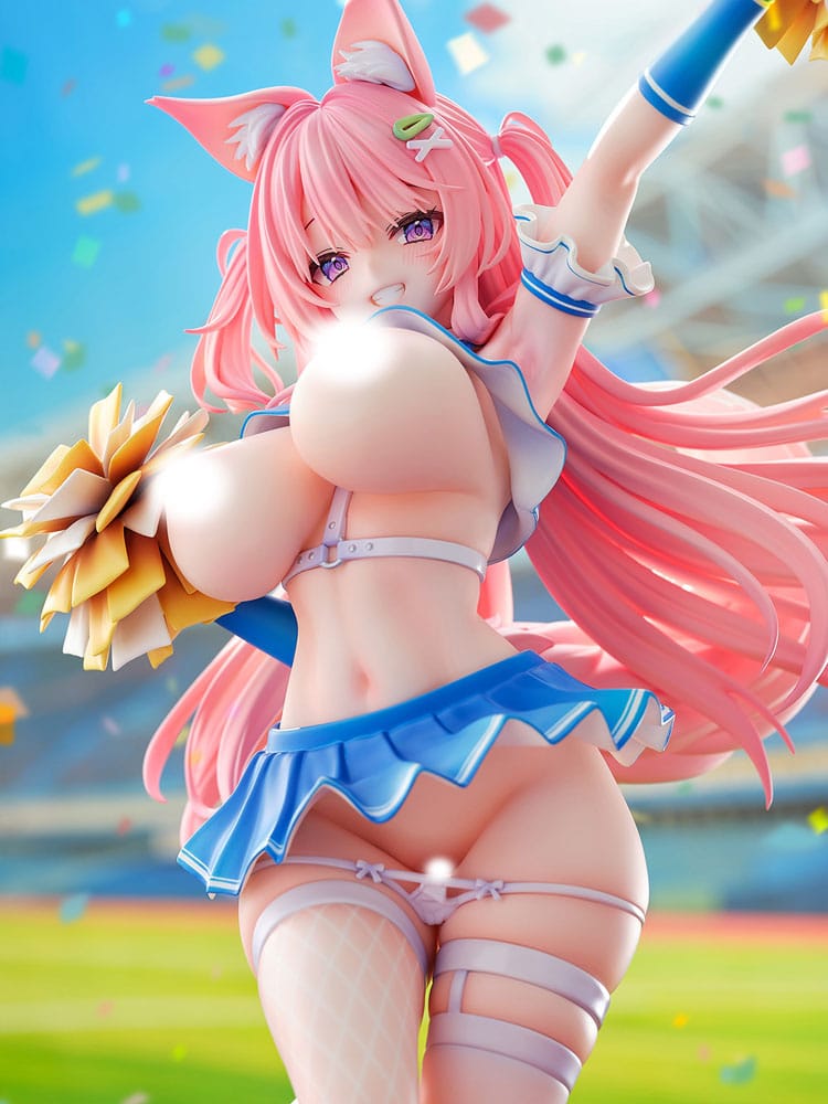 PREORDINE+ 10/2026 (NON CANCELLABILE) Original Character Statue 1/5 Kemomimi Cheer Girl illustration by Yatanuki Kei DX Version 35 cm (18+)