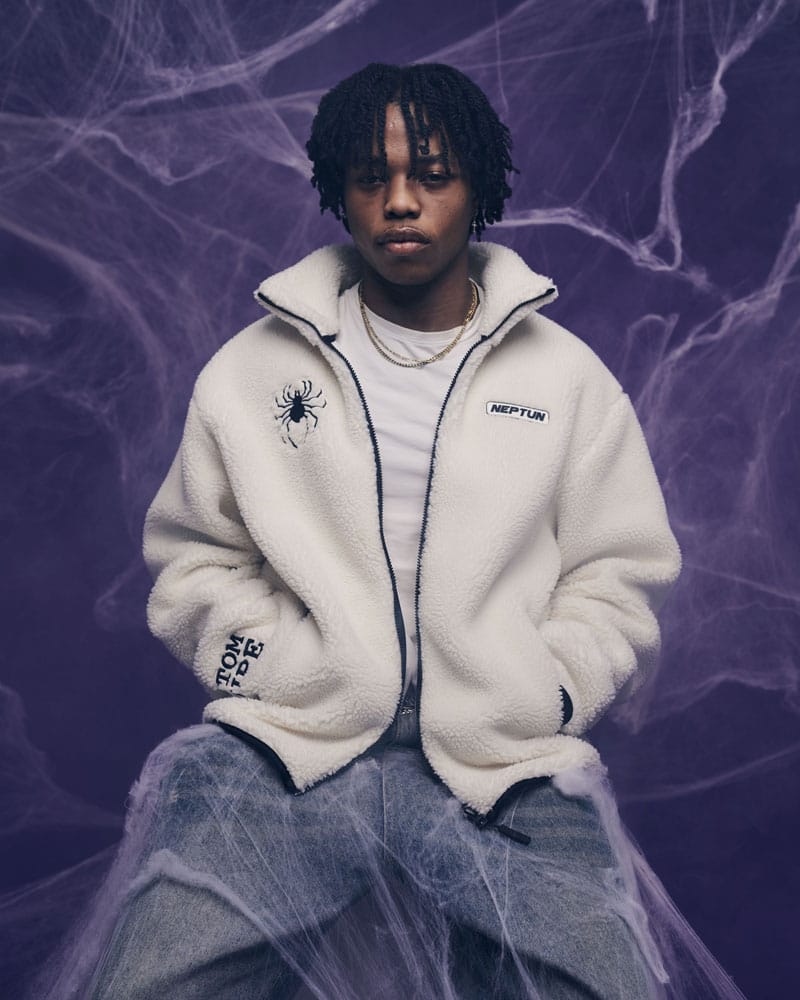 AUF BESTELLUNG Hunter x Hunter Sherpa-Jacke Weiß Größe L *SONDERPREIS*