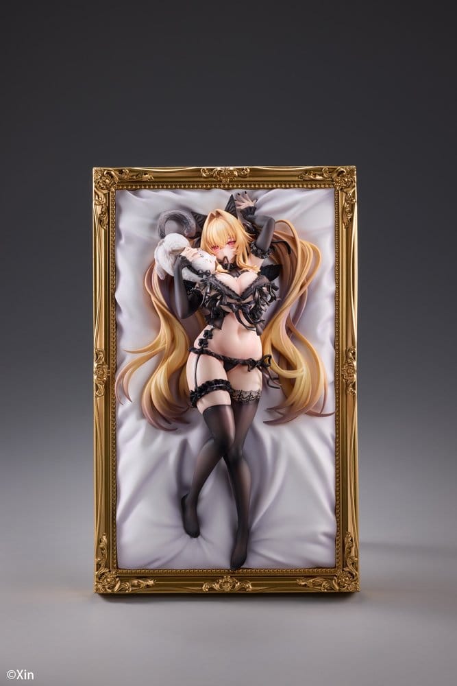 PREORDINE+ 02/2028 Original Character PVC Figure 1/7 Stella Black Cat Ver. Illustrated by Xin 27 cm