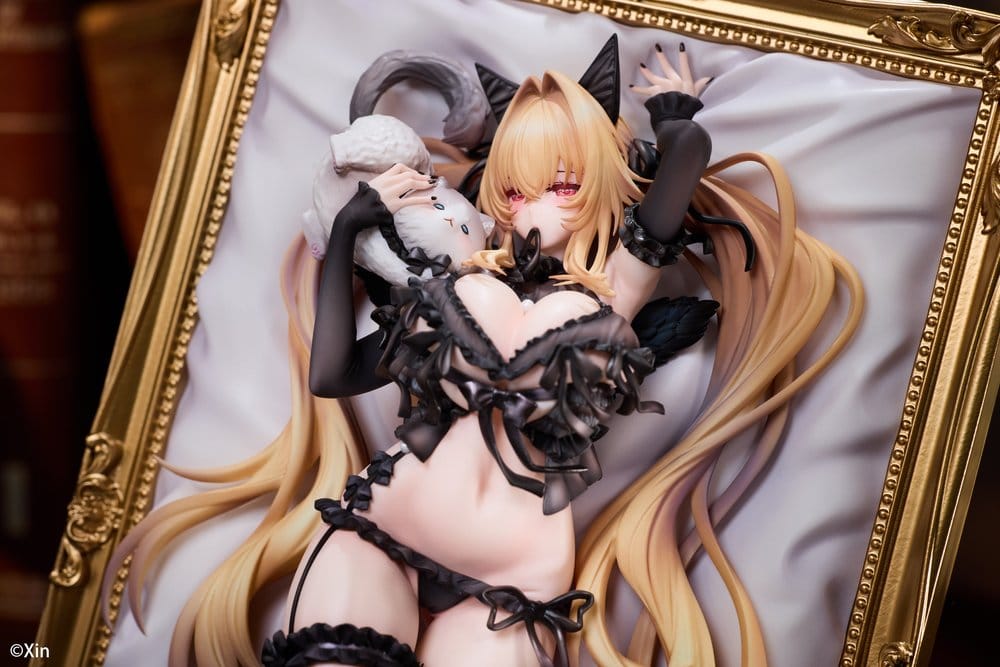PREORDINE+ 02/2028 Original Character PVC Figure 1/7 Stella Black Cat Ver. Deluxe Edition 27 cm