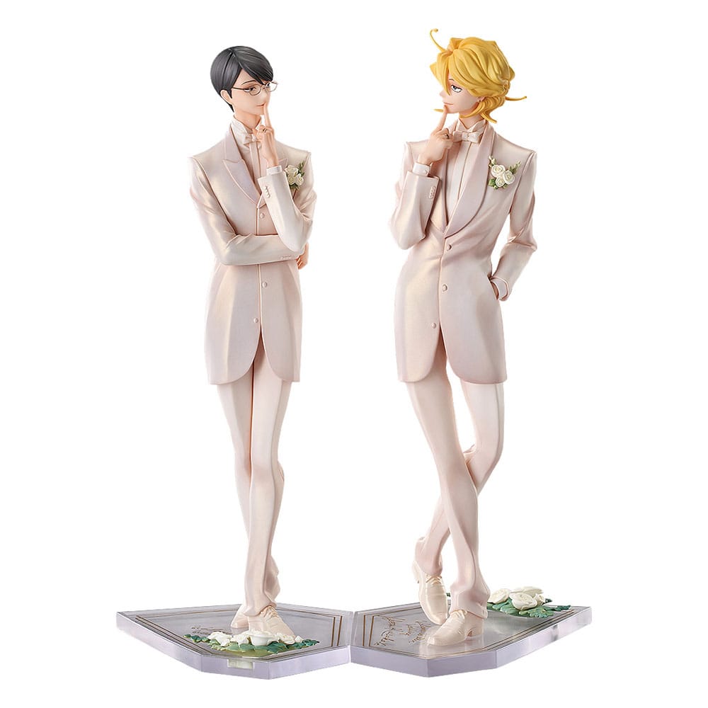 PREORDINE+ 03/2026 Doukyusei PVC Statues 2-Pack 1/7 Hikaru Kusakabe & Licht Sajo: Wedding Ver. 24 cm