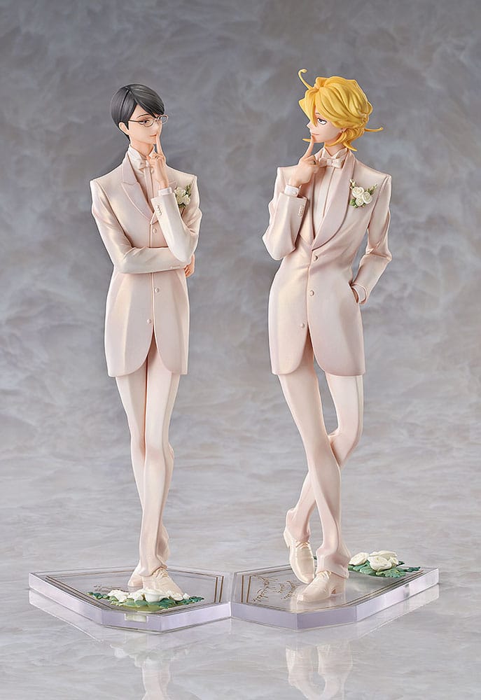 PREORDINE+ 03/2026 Doukyusei PVC Statues 2-Pack 1/7 Hikaru Kusakabe & Licht Sajo: Wedding Ver. 24 cm