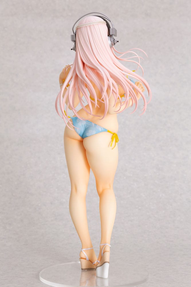 PREORDINE+ 01/2026 Super Sonico Statue 1/4.5 Super Sonico Summer Vacation Ver. 35 cm