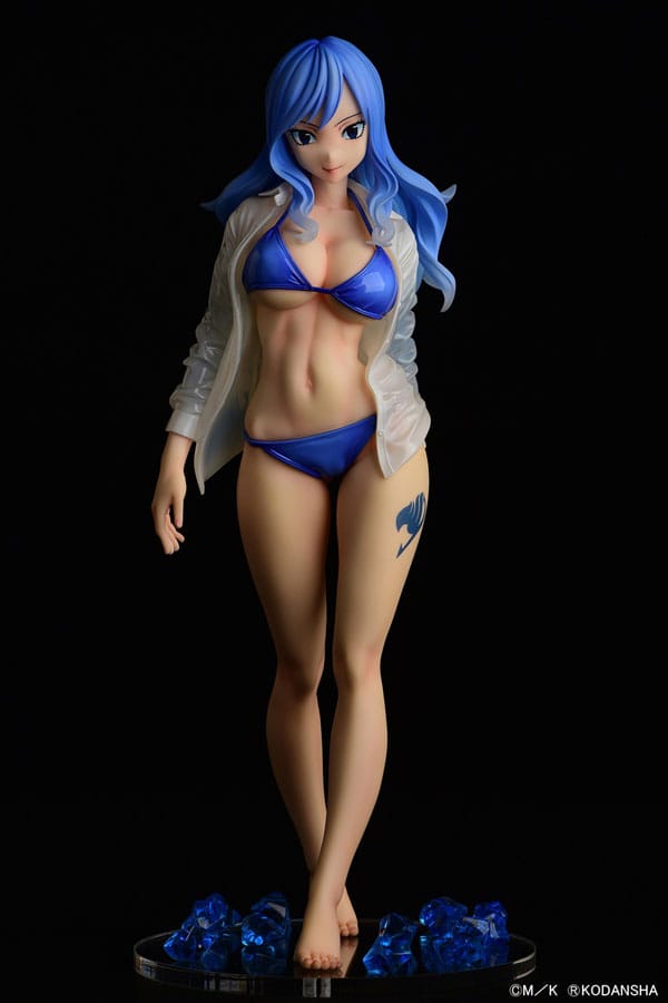 PREORDINE+ CHIUSO 04/2025 Fairy Tail Jubia Lokser Gravure_Stylesee-through wet shirt 25 cm Statue 1/6