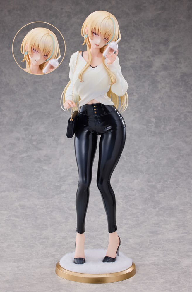 PREORDINE+ 09/2026 (NON CANCELLABILE) Original Character Statue 1/4 Aoi Koigakubo Illustrated by Fujiko Leather Pants Deluxe Edition 42 cm