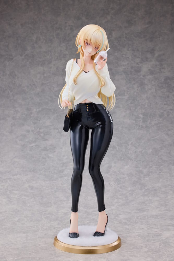PREORDINE+ 09/2026 (NON CANCELLABILE) Original Character Statue 1/4 Aoi Koigakubo Illustrated by Fujiko Leather Pants Deluxe Edition 42 cm