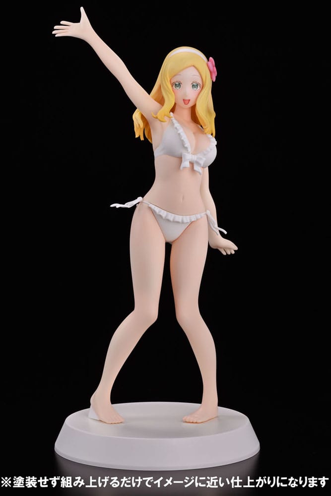 PREORDINE CHIUSO 11/2025 Tomo-chan Is a Girl! Summer Queens Assemble Heroines PVC Statue 1/8 Carol Olston Figure Kit Ver. 22 cm (PREORDINE NON CANCELLABILE)