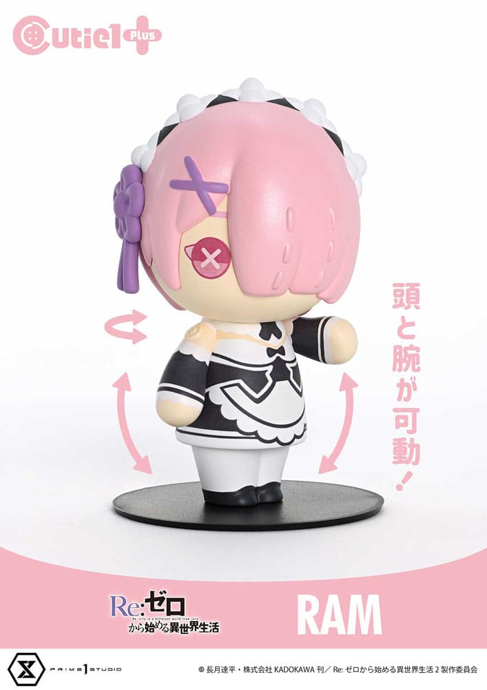 PREORDINE CHIUSO 11/2026 Re:Zero Starting Life in Another World Cutie1 Plus PVC Figure Ram 9 cm (PREORDINE NON CANCELLABILE)
