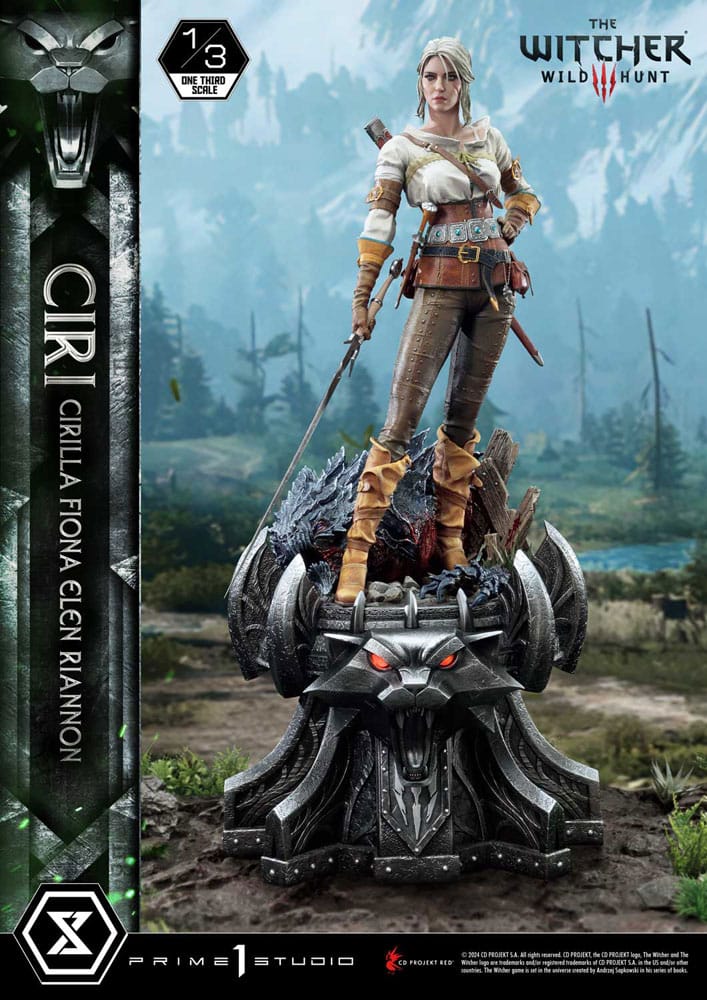 SU ORDINAZIONE The Witcher 3: Wild Hunt Museum Masterline Statue 1/3 Wild Hunt Ciri Fiona Elen Riannon 81 cm ESAURITO