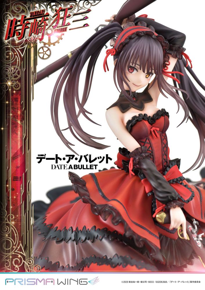 SU ORDINAZIONE Date A Live Fragment: Date A Bullet Prisma Wing PVC Statue 1/7 Kurumi Tokisaki 27 cm