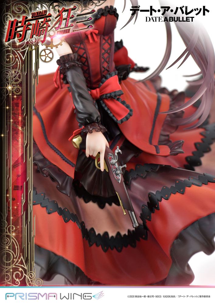 SU ORDINAZIONE Date A Live Fragment: Date A Bullet Prisma Wing PVC Statue 1/7 Kurumi Tokisaki 27 cm