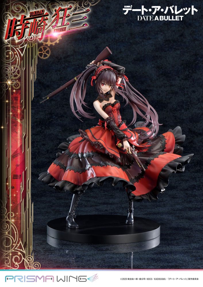 SU ORDINAZIONE Date A Live Fragment: Date A Bullet Prisma Wing PVC Statue 1/7 Kurumi Tokisaki 27 cm