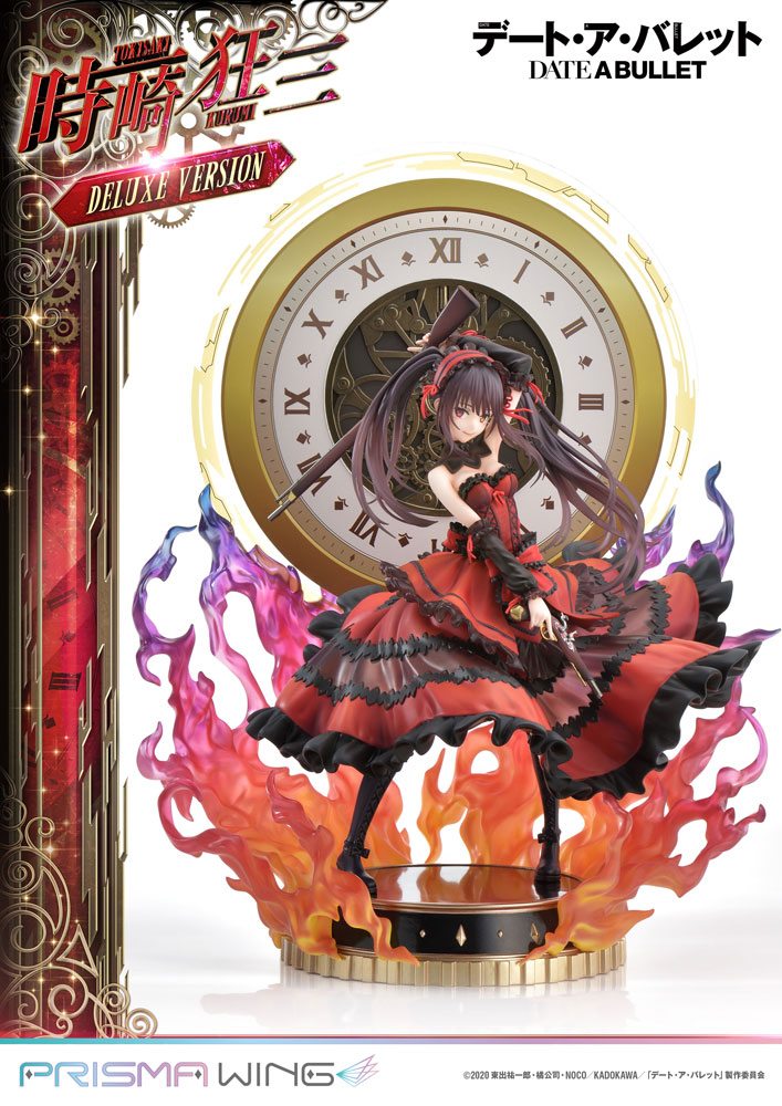 PREORDINE 08/2025 Date A Live Fragment: Date A Bullet Prisma Wing PVC Statue 1/7 Kurumi Tokisaki Deluxe Version 37 cm