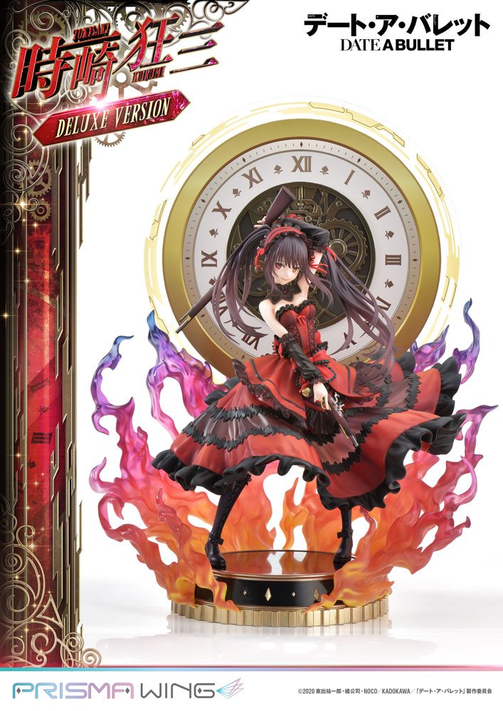 PREORDINE 08/2025 Date A Live Fragment: Date A Bullet Prisma Wing PVC Statue 1/7 Kurumi Tokisaki Deluxe Version 37 cm