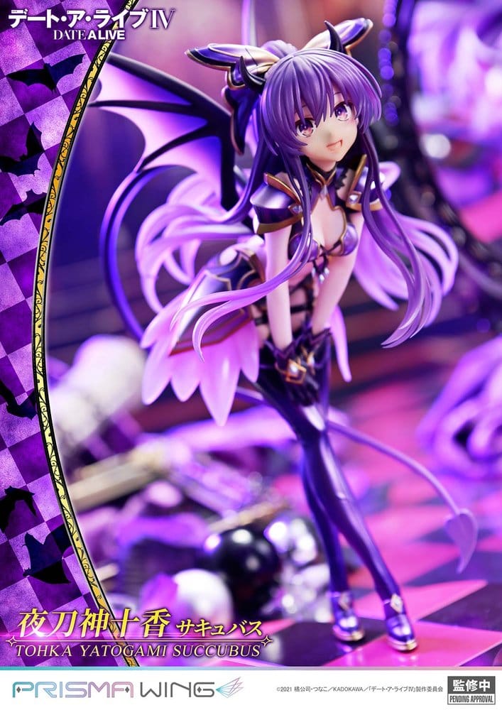 PREORDINE+ 08/2027 Date A Live Prisma Wing PVC Statue 1/7 Tohka Yatogami succubus 25 cm