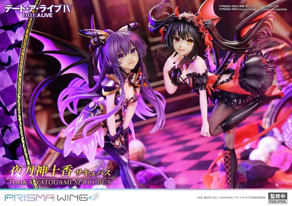 PREORDINE+ 08/2027 Date A Live Prisma Wing PVC Statue 1/7 Tohka Yatogami succubus 25 cm