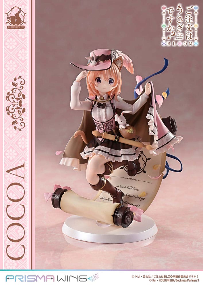 PREORDINE 10/2026 Is the Order a Rabbit? Bloom Prisma Wing PVC Statue 1/7 Cocoa 21 cm (PREORDINE NON CANCELLABILE)