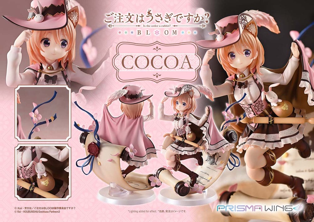 PREORDINE 10/2026 Is the Order a Rabbit? Bloom Prisma Wing PVC Statue 1/7 Cocoa 21 cm (PREORDINE NON CANCELLABILE)
