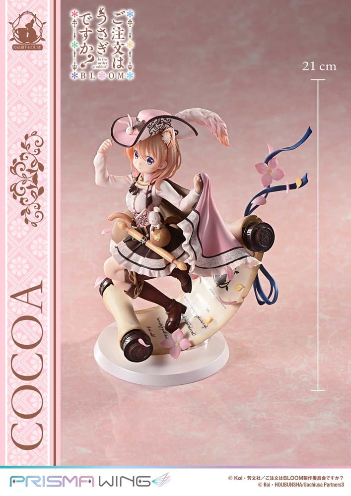 PREORDINE 10/2026 Is the Order a Rabbit? Bloom Prisma Wing PVC Statue 1/7 Cocoa 21 cm (PREORDINE NON CANCELLABILE)