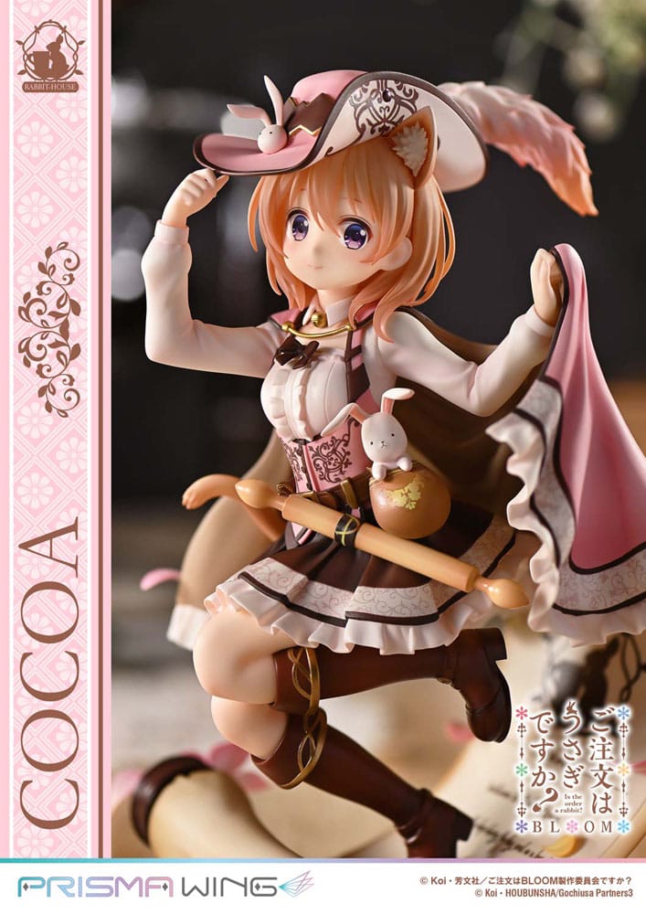 PREORDINE 10/2026 Is the Order a Rabbit? Bloom Prisma Wing PVC Statue 1/7 Cocoa 21 cm (PREORDINE NON CANCELLABILE)