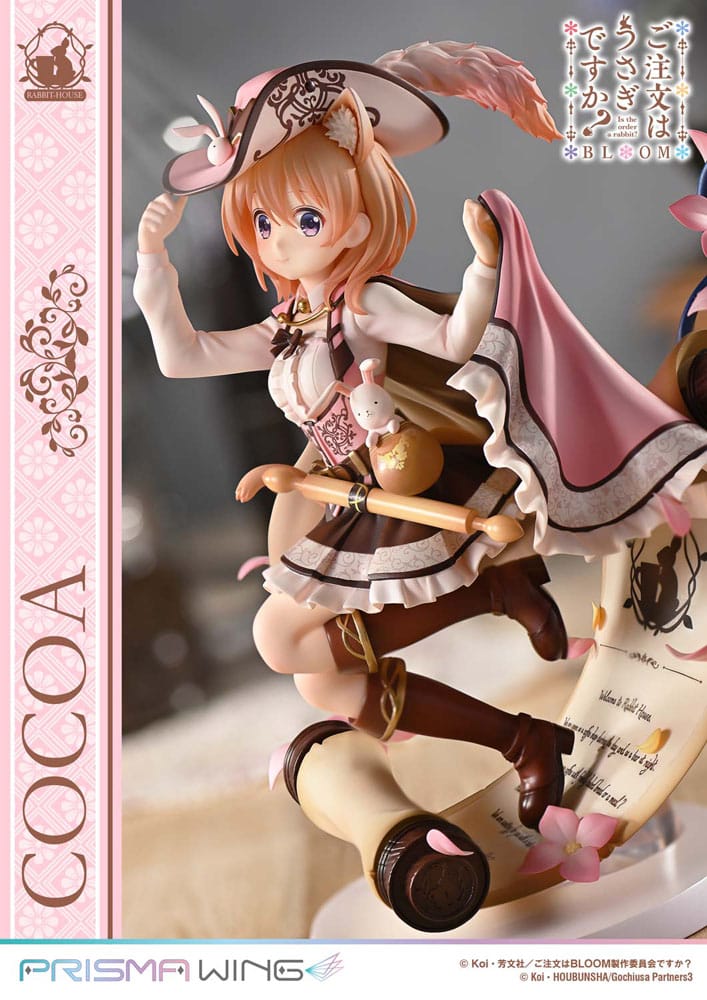 PREORDINE 10/2026 Is the Order a Rabbit? Bloom Prisma Wing PVC Statue 1/7 Cocoa 21 cm (PREORDINE NON CANCELLABILE)