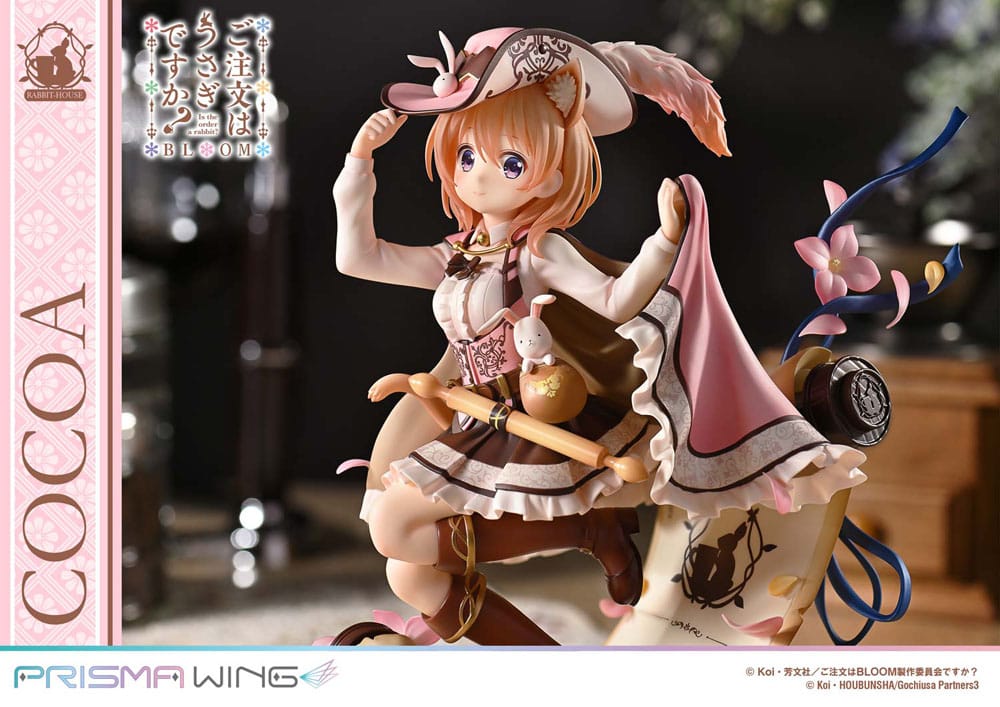 PREORDINE 10/2026 Is the Order a Rabbit? Bloom Prisma Wing PVC Statue 1/7 Cocoa 21 cm (PREORDINE NON CANCELLABILE)