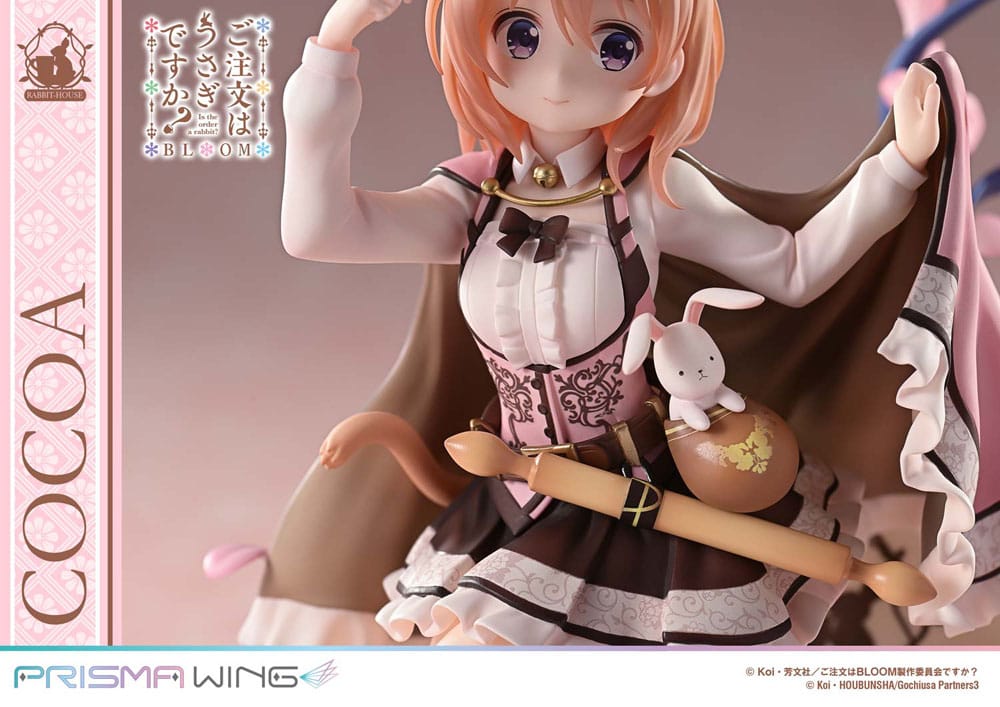 PREORDINE 10/2026 Is the Order a Rabbit? Bloom Prisma Wing PVC Statue 1/7 Cocoa 21 cm (PREORDINE NON CANCELLABILE)