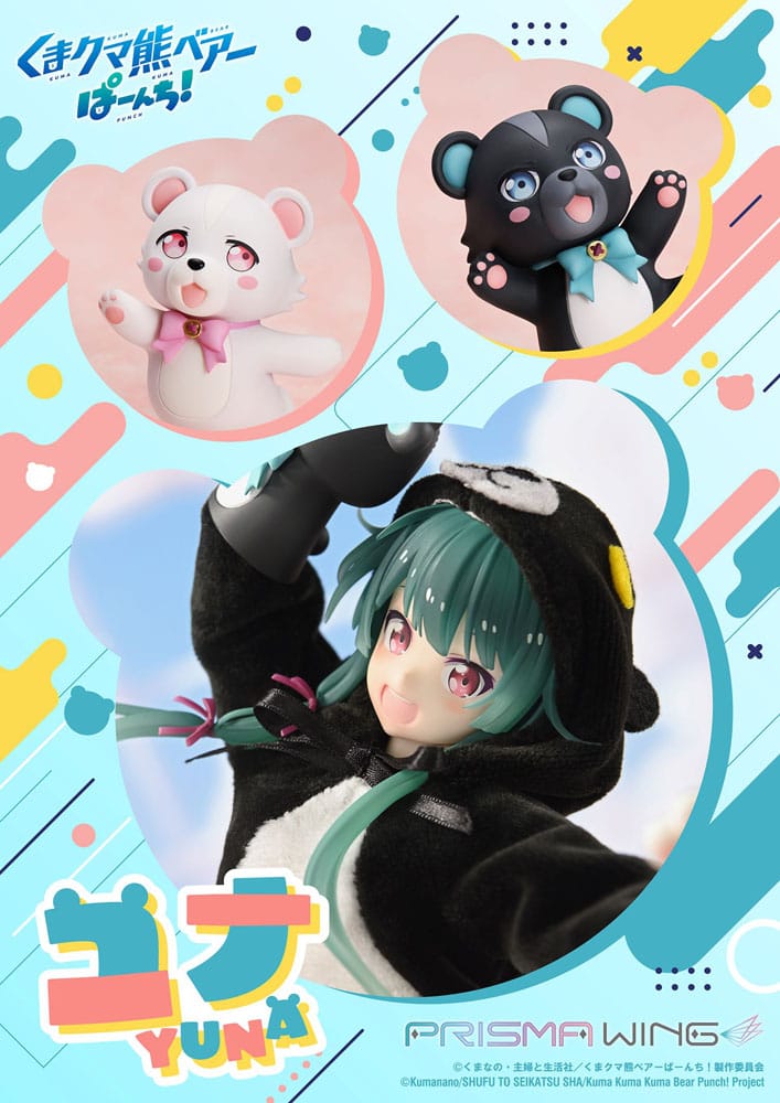 PREORDINE 08/2026 Kuma Kuma Kuma Bear Punch! Prisma Wing PVC Statue 1/7 Yuna 28 cm (PREORDINE NON CANCELLABILE)