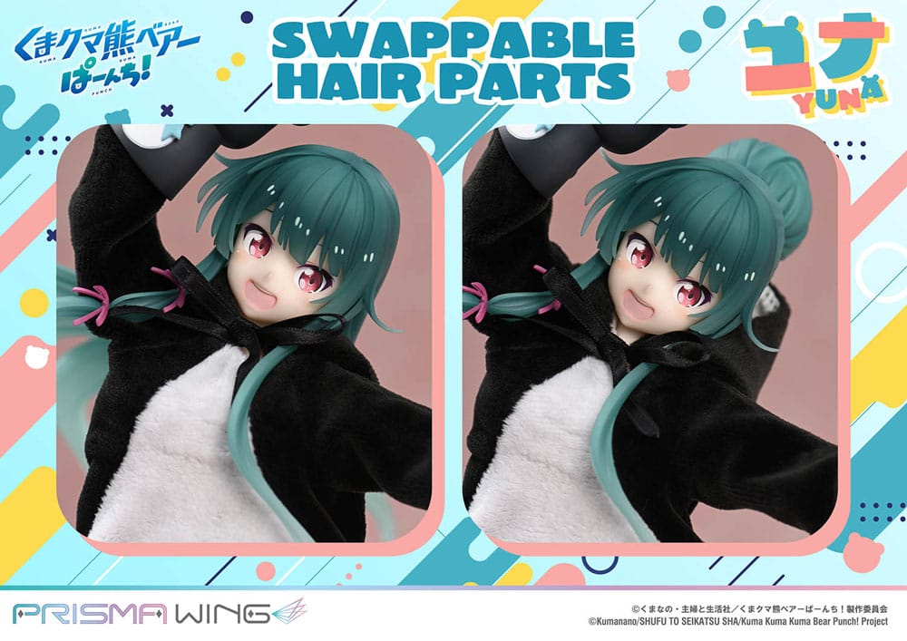 PREORDINE 08/2026 Kuma Kuma Kuma Bear Punch! Prisma Wing PVC Statue 1/7 Yuna 28 cm (PREORDINE NON CANCELLABILE)