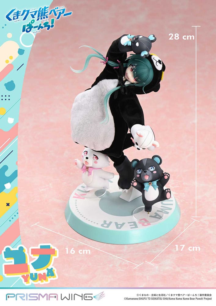 PREORDINE 08/2026 Kuma Kuma Kuma Bear Punch! Prisma Wing PVC Statue 1/7 Yuna 28 cm (PREORDINE NON CANCELLABILE)