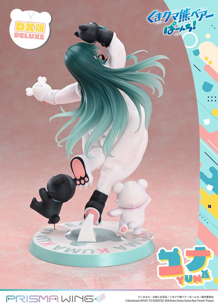 PREORDINE 08/2026 Kuma Kuma Kuma Bear Punch! Prisma Wing PVC Statue 1/7 Yuna Deluxe Version 28 cm (PREORDINE NON CANCELLABILE)