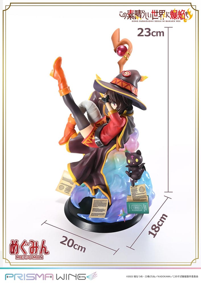 PREORDINE+ 07/2025 Konusuba - An Explosion on This Wonderful World! Prisma Wing Megumin 23 cm Statue 1/7