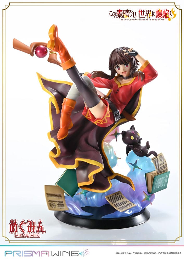 PREORDINE+ 07/2025 Konusuba - An Explosion on This Wonderful World! Prisma Wing Megumin 23 cm Statue 1/7