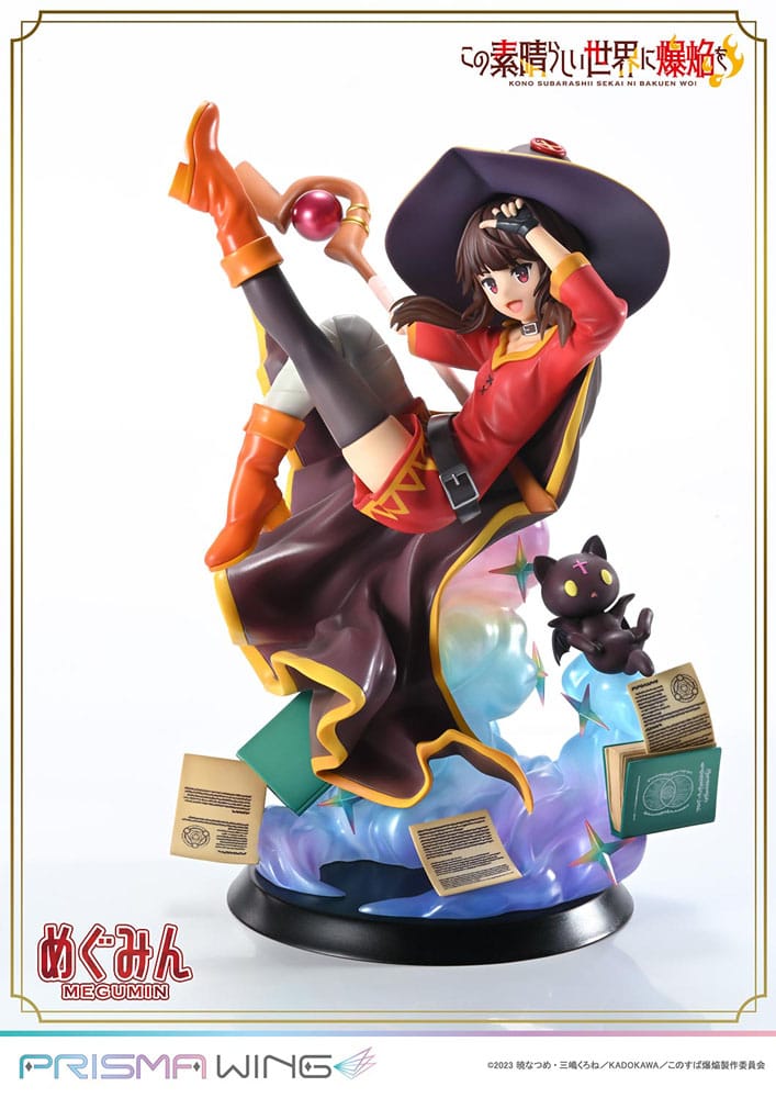 PREORDINE+ 07/2025 Konusuba - An Explosion on This Wonderful World! Prisma Wing Megumin 23 cm Statue 1/7