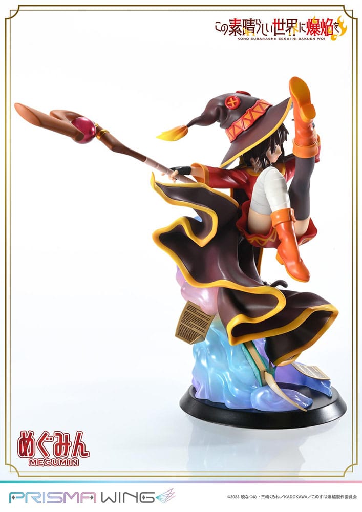 PREORDINE+ 07/2025 Konusuba - An Explosion on This Wonderful World! Prisma Wing Megumin 23 cm Statue 1/7