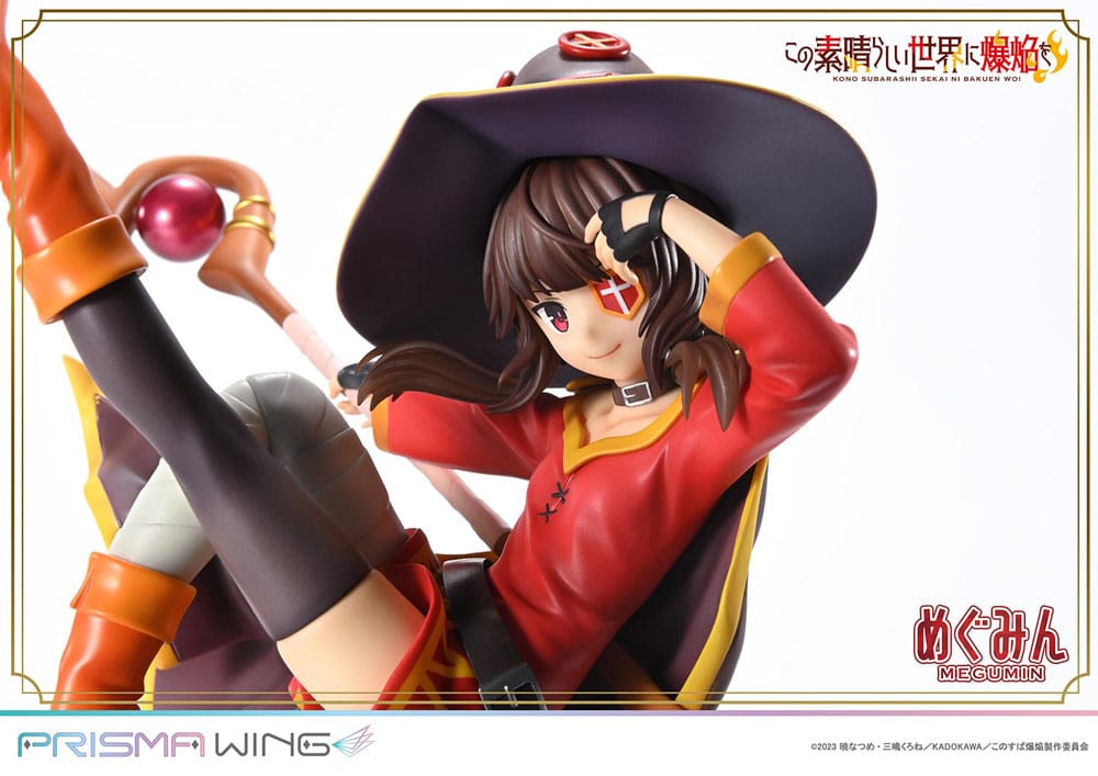 PREORDINE+ 07/2025 Konusuba - An Explosion on This Wonderful World! Prisma Wing Megumin 23 cm Statue 1/7