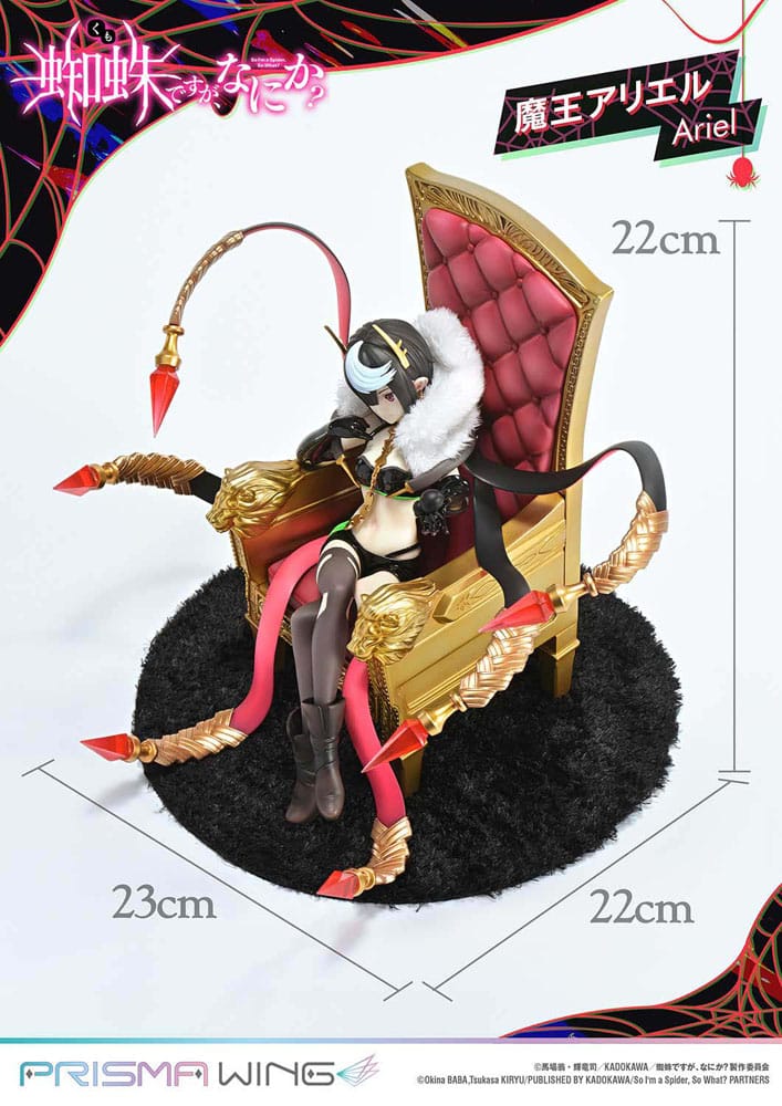 SU ORDINAZIONE So I'm a Spider, So What? Prisma Wing PVC Statue 1/7 Ariel 22 cm