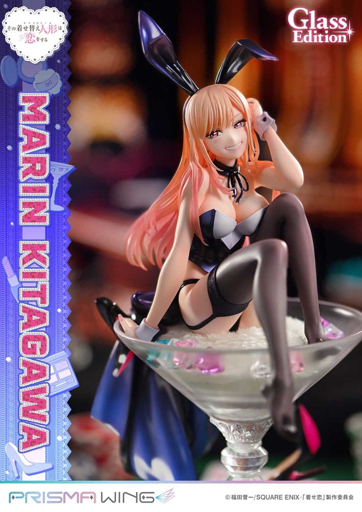 PREORDINE+ 04/2026 My Dress-Up Darling Prisma Wing PVC Statue 1/7 Marin Kitagawa Glass Edition 29 cm