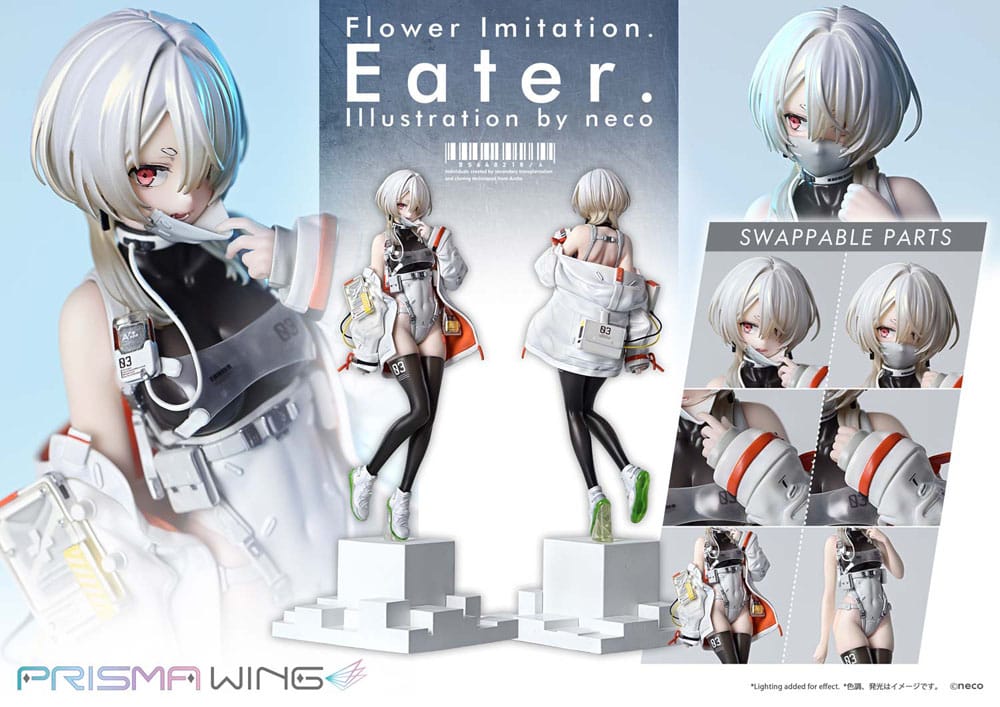 VORBESTELLUNG+ 03/2027 Flower Imitation Prisma Wing PVC-Statue 1/7 Eater Illustration von neco 32 cm