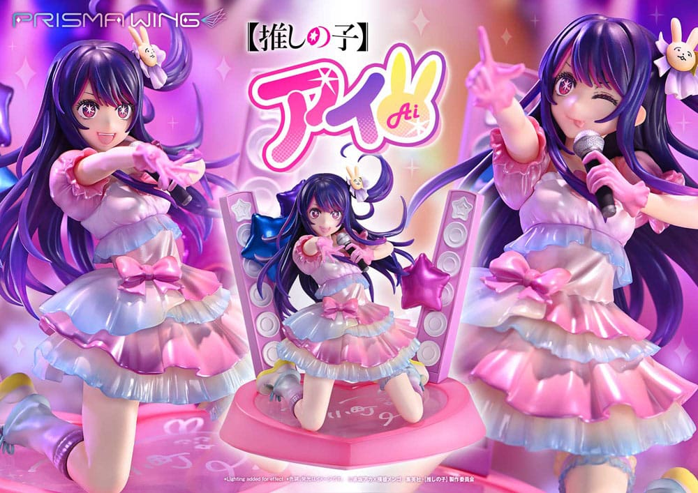 SU ORDINAZIONE Oshi no Ko Prisma Wing PVC Statue 1/7 Ai 18 cm