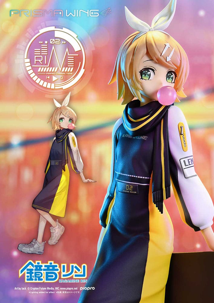 SU ORDINAZIONE Vocaloid Piapro Characters Prisma Wing PVC Statue 1/7 Kagamine Rin (Art by lack) 21 cm